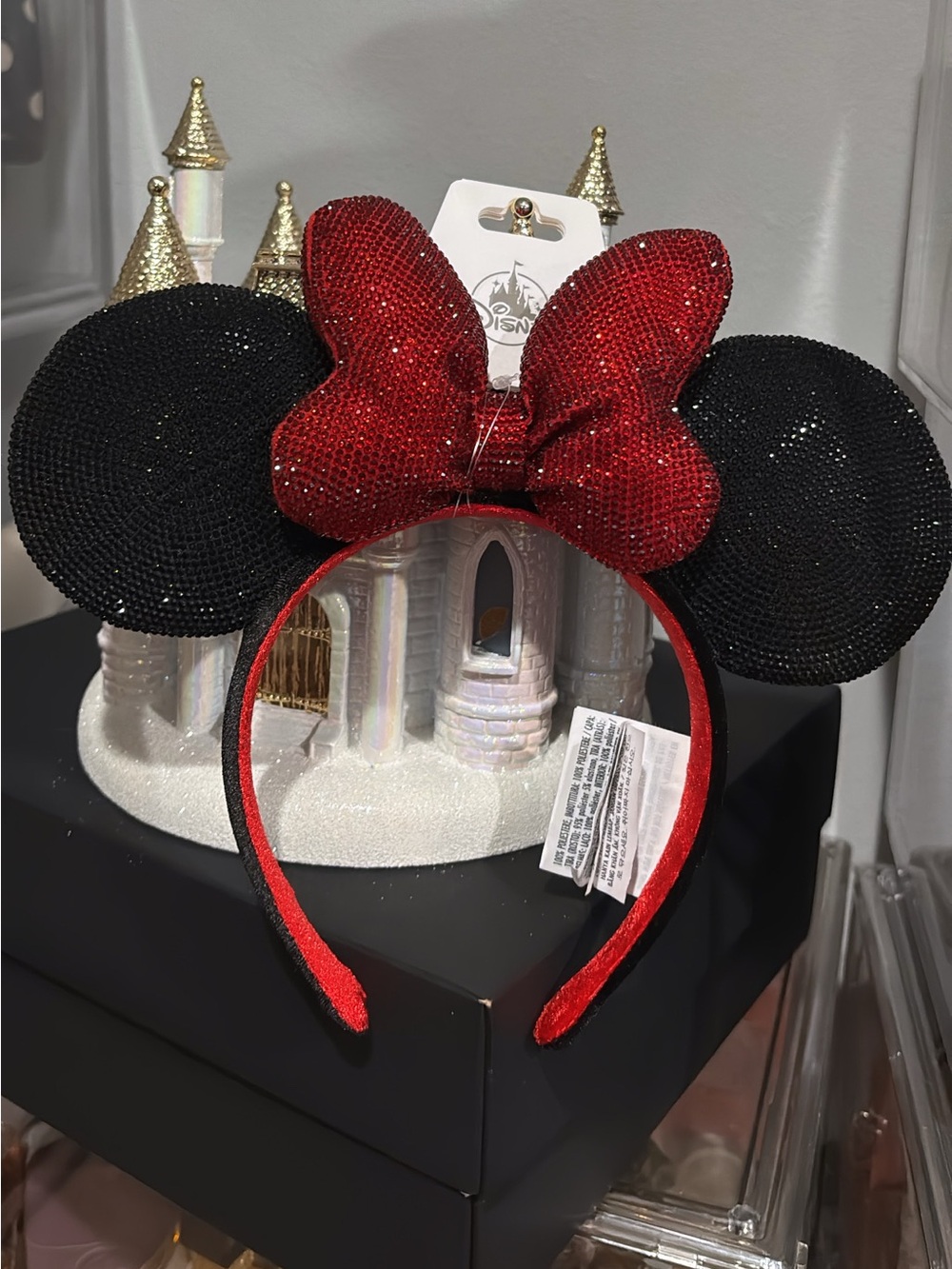 Disney Red & Black Sequin Minnie Headband - NWT!!